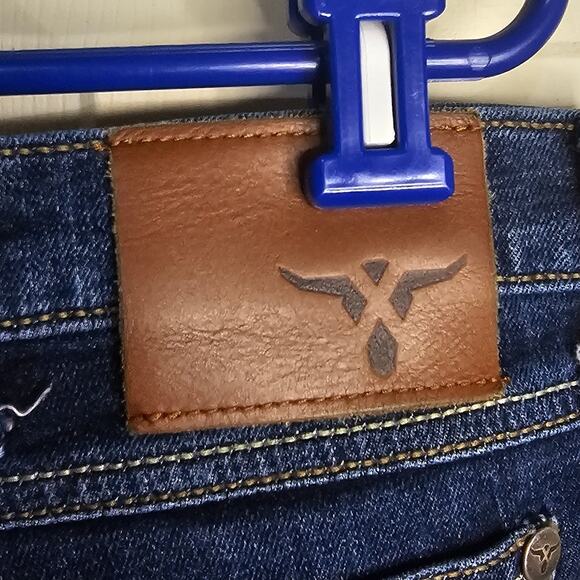 Wrangler 20X Relaxed Straight Jeans – Men's 42x33, Dark Wash, Classic Denim - Picture 7 of 8